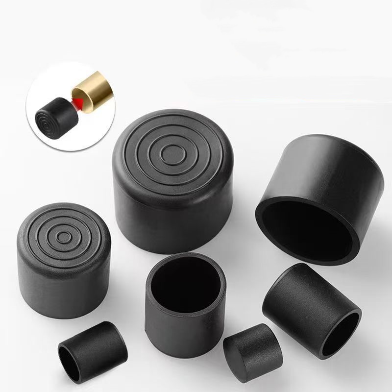 Outdoor Furniture Leg Protectors - 8/10/12/14/16/20/25/30–120 mm runde Gummi-Stuhlbeinpolster, Möbelfuß, Tischendstopfen,