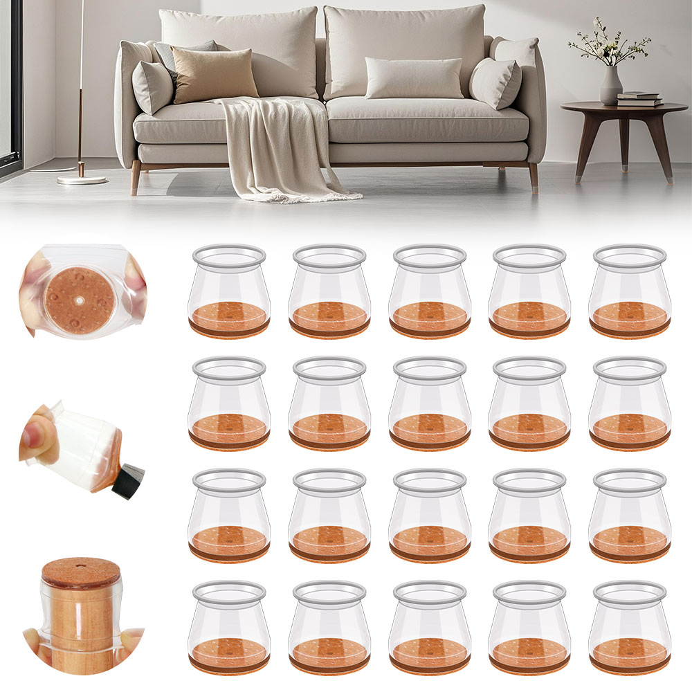 Outdoor Furniture Leg Protectors - 24-36 stücke Stuhl Bein Kappen Silikon