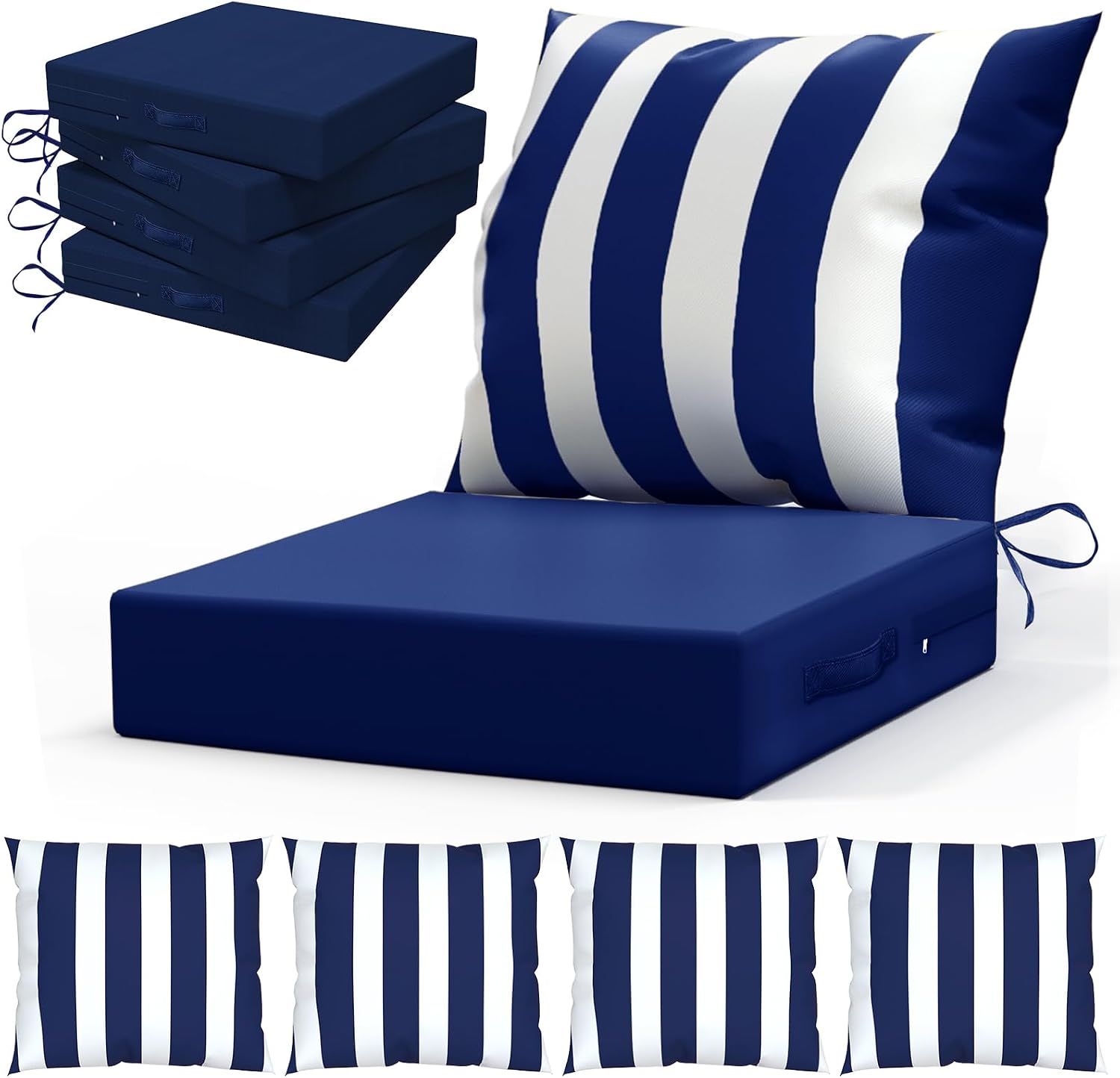 Outdoor Furniture Cushions 24 X 24 - Outdoor-Stuhlkissen für Gartenmöbel: 24