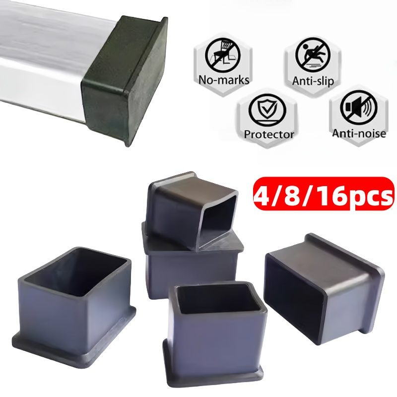 Outdoor Furniture Leg Protectors - 4/8/16 stücke PVC Stuhl Bein Kappen