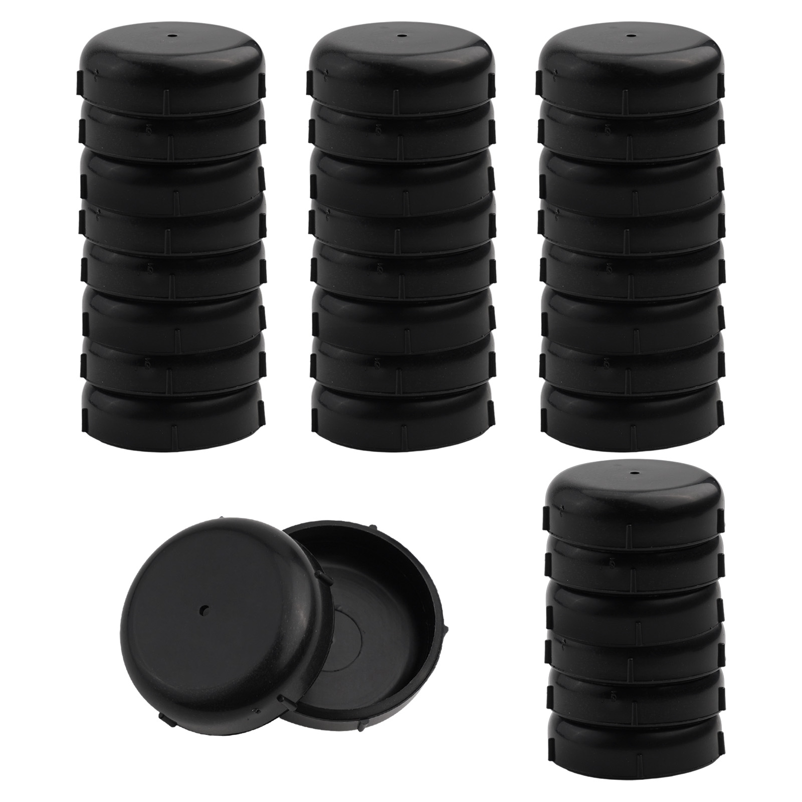 Outdoor Furniture Leg Protectors - Outdoor-Möbelfußschoner aus Schmiedeeisen, 32er-Pack mit Drainagelöchern
