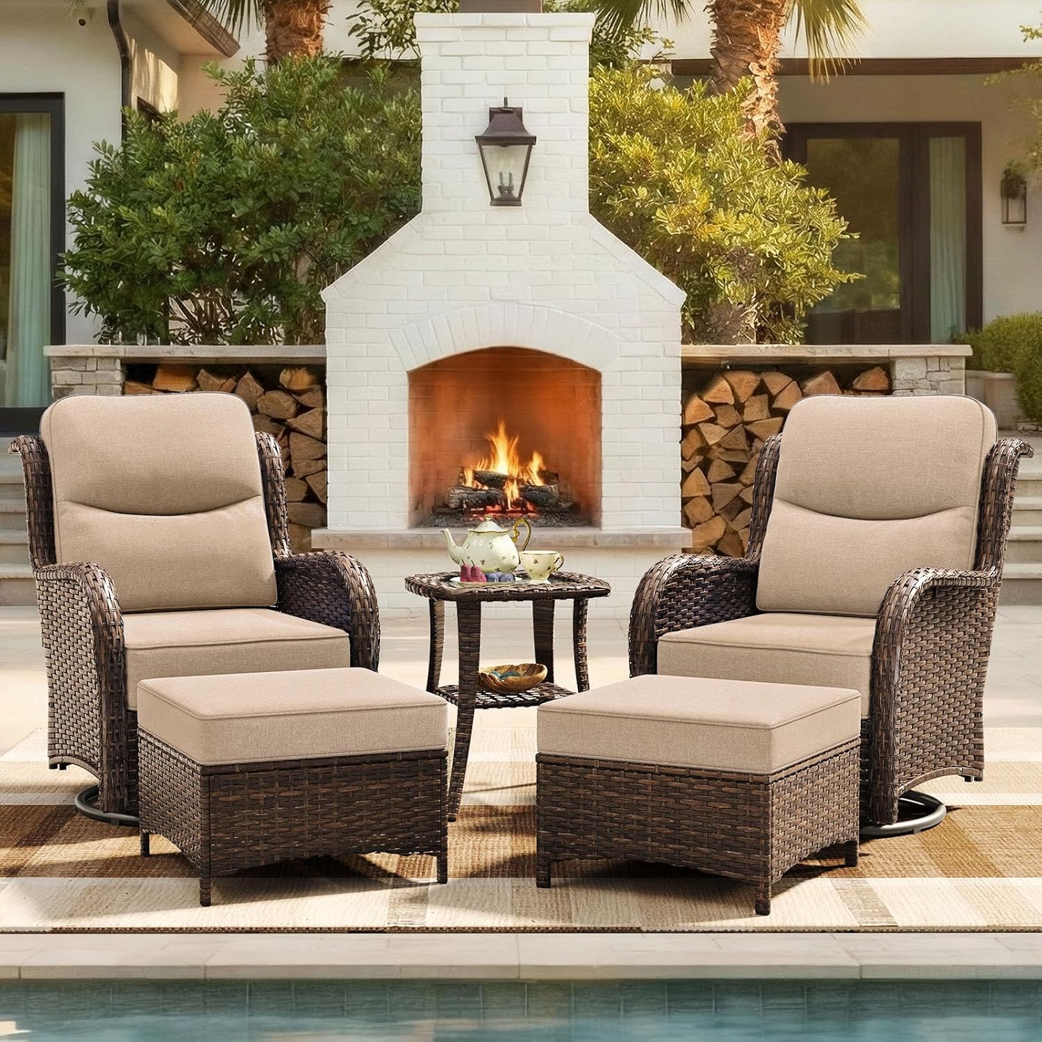 Luxuriöses Gartenmöbel-Set mit – Outdoor Furniture Ofo Bewertung und Preis
