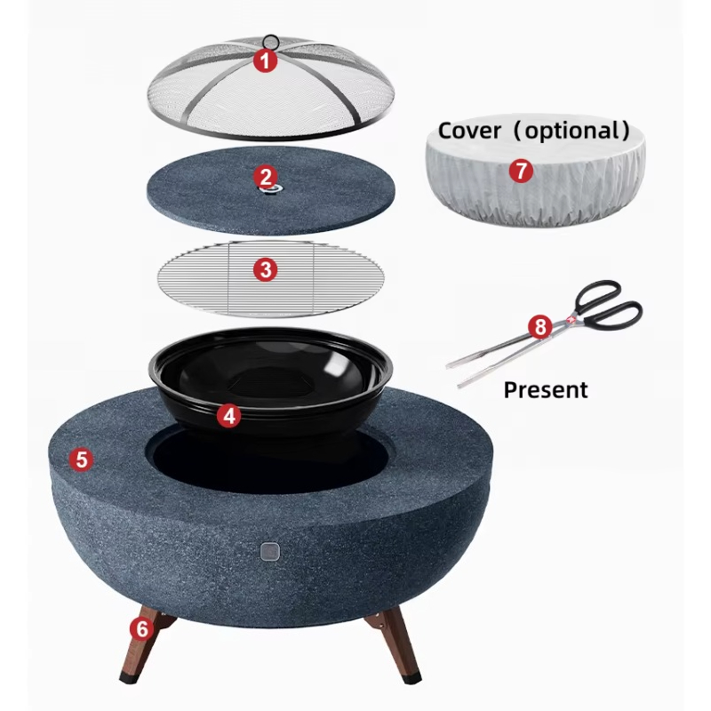 81 cm Outdoor-Möbel mit Feuers – Outdoor Furniture With Fire Pit Table Bewertung und Preis
