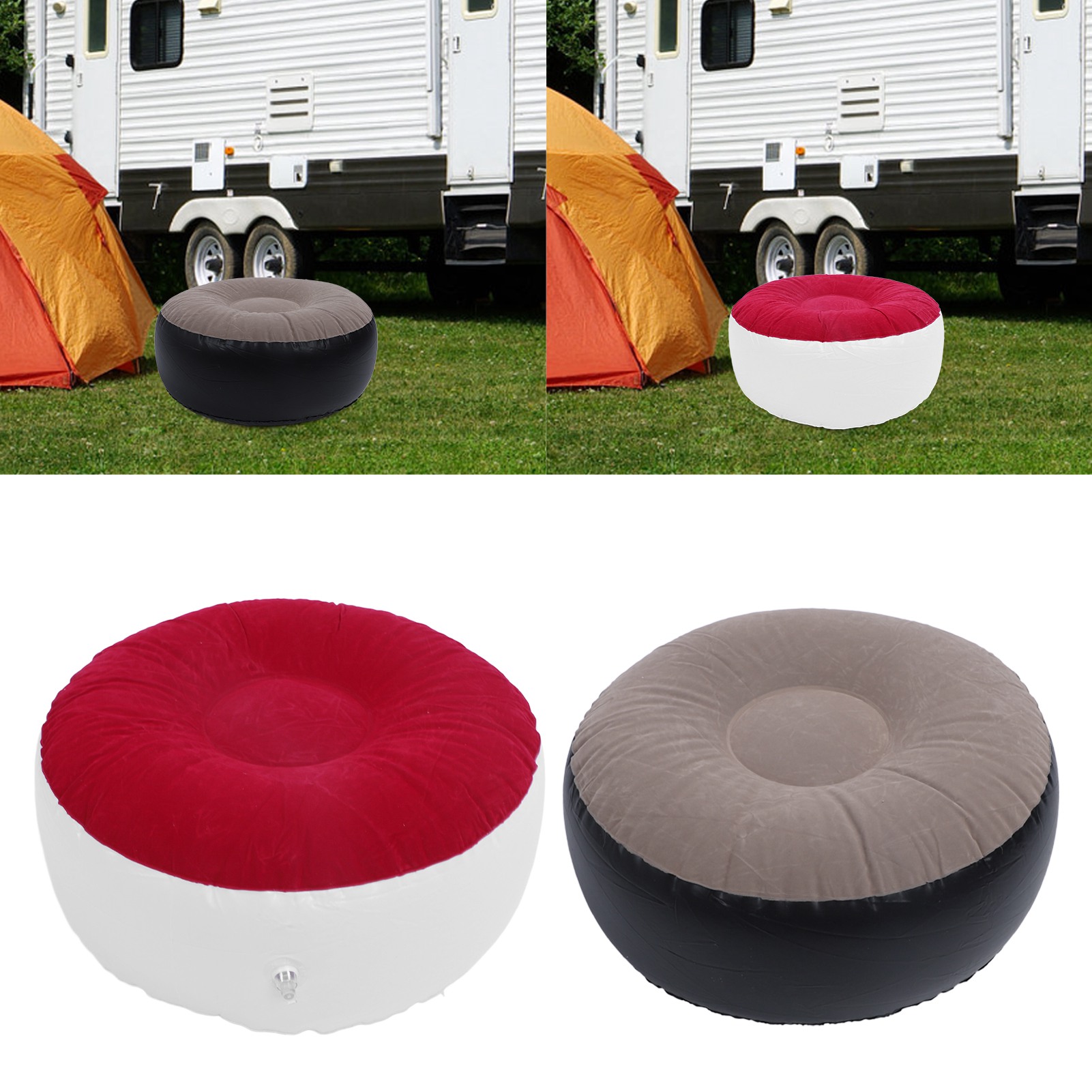 Aufblasbarer Flockstoff-Hocker – Outdoor Furniture Designer Bewertung und Preis