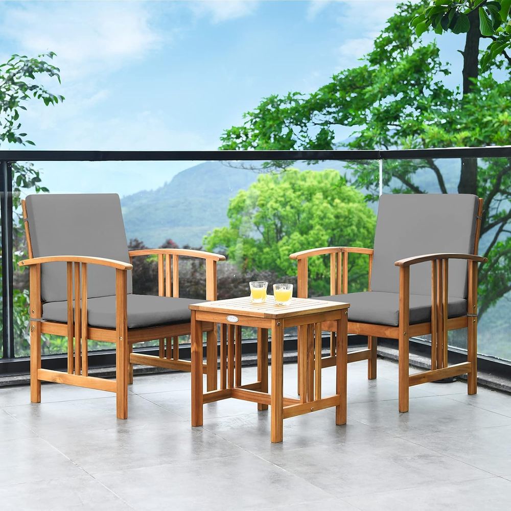 3-teiliges Terrassenmöbel-Set, – Outdoor Furniture Ofo Bewertung und Preis