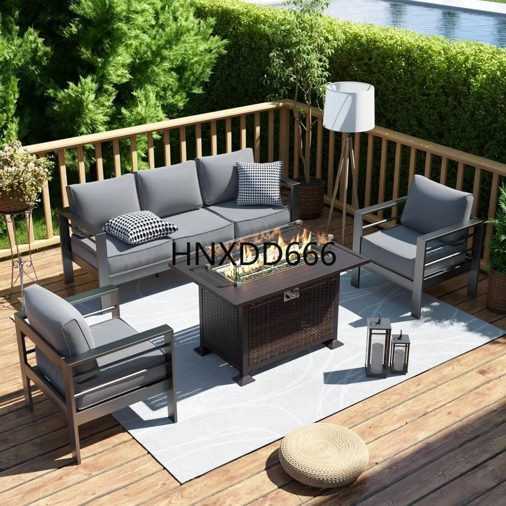 Gartenmöbel-Set mit Feuerstell – Outdoor Furniture With Fire Pit Table Bewertung und Preis