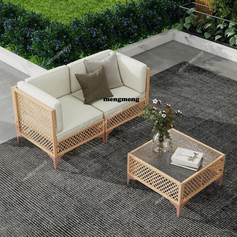 9-teiliges Outdoor-Möbelset mi – Outdoor Furniture With Fire Pit Table Bewertung und Preis