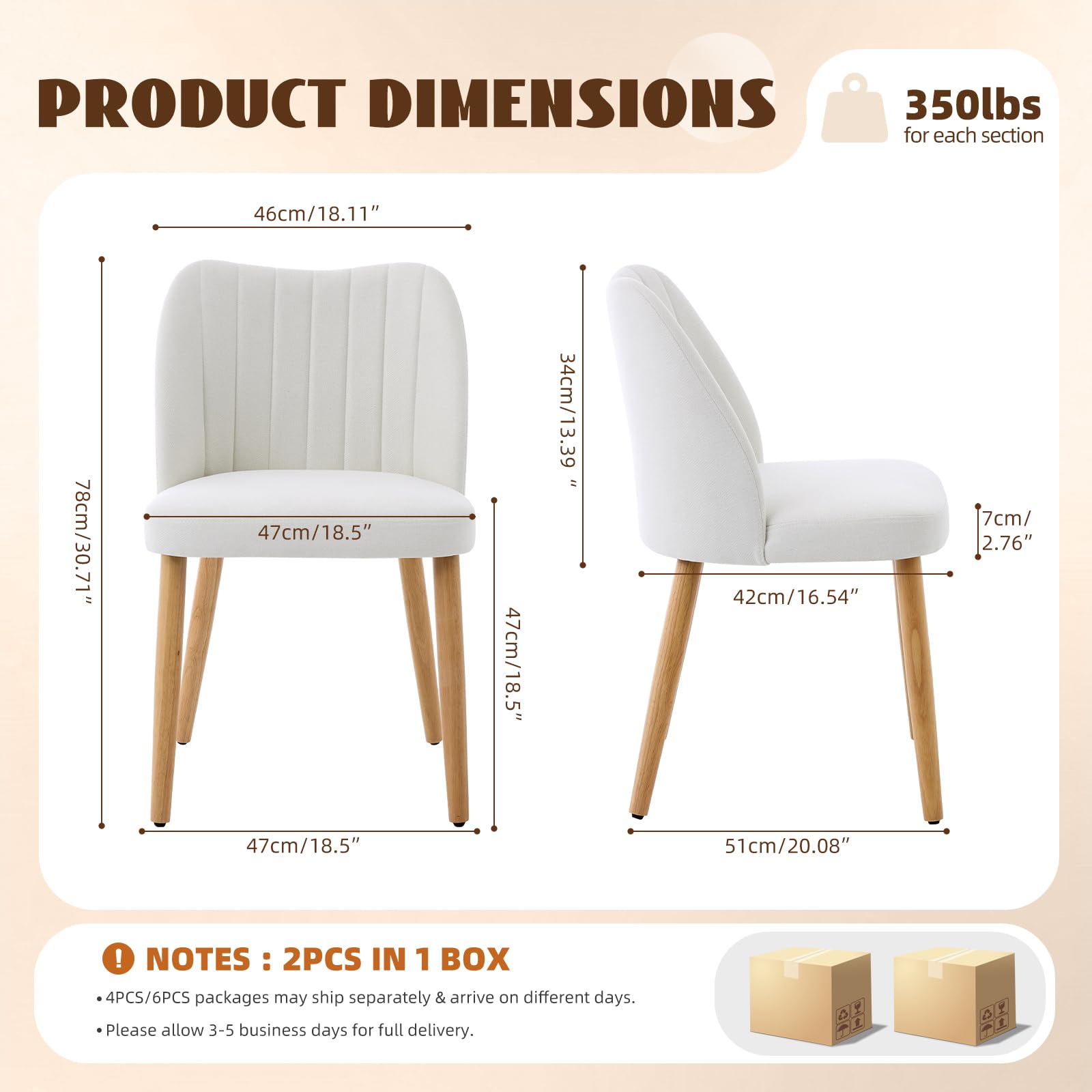 Set aus 2 gepolsterten Esszimm – Adirondack Chair Wood Bewertung und Preis
