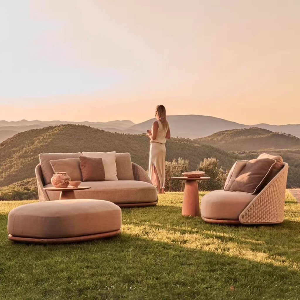 Nordisches Outdoor-Teakholz-So – Outdoor Furniture Teak Wood Bewertung und Preis