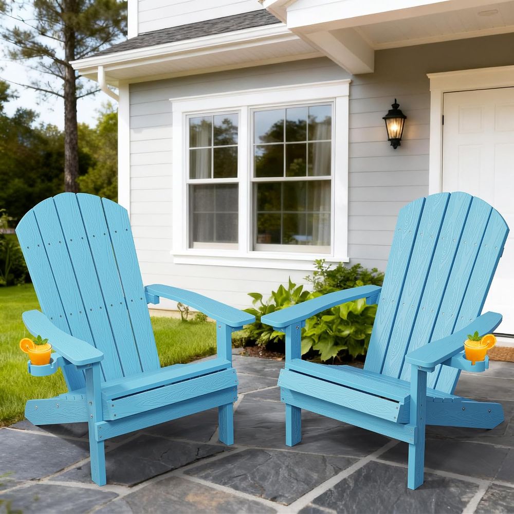 Adirondack-Stuhl mit Getränkeh – Adirondack Chair Wood Bewertung und Preis