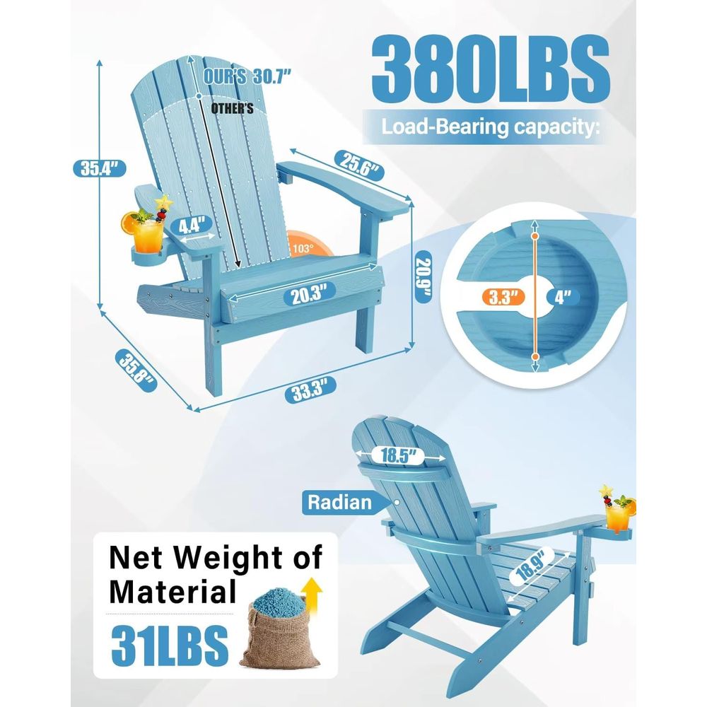 Adirondack-Stuhl mit Getränkeh – Adirondack Chair Wood Bewertung und Preis
