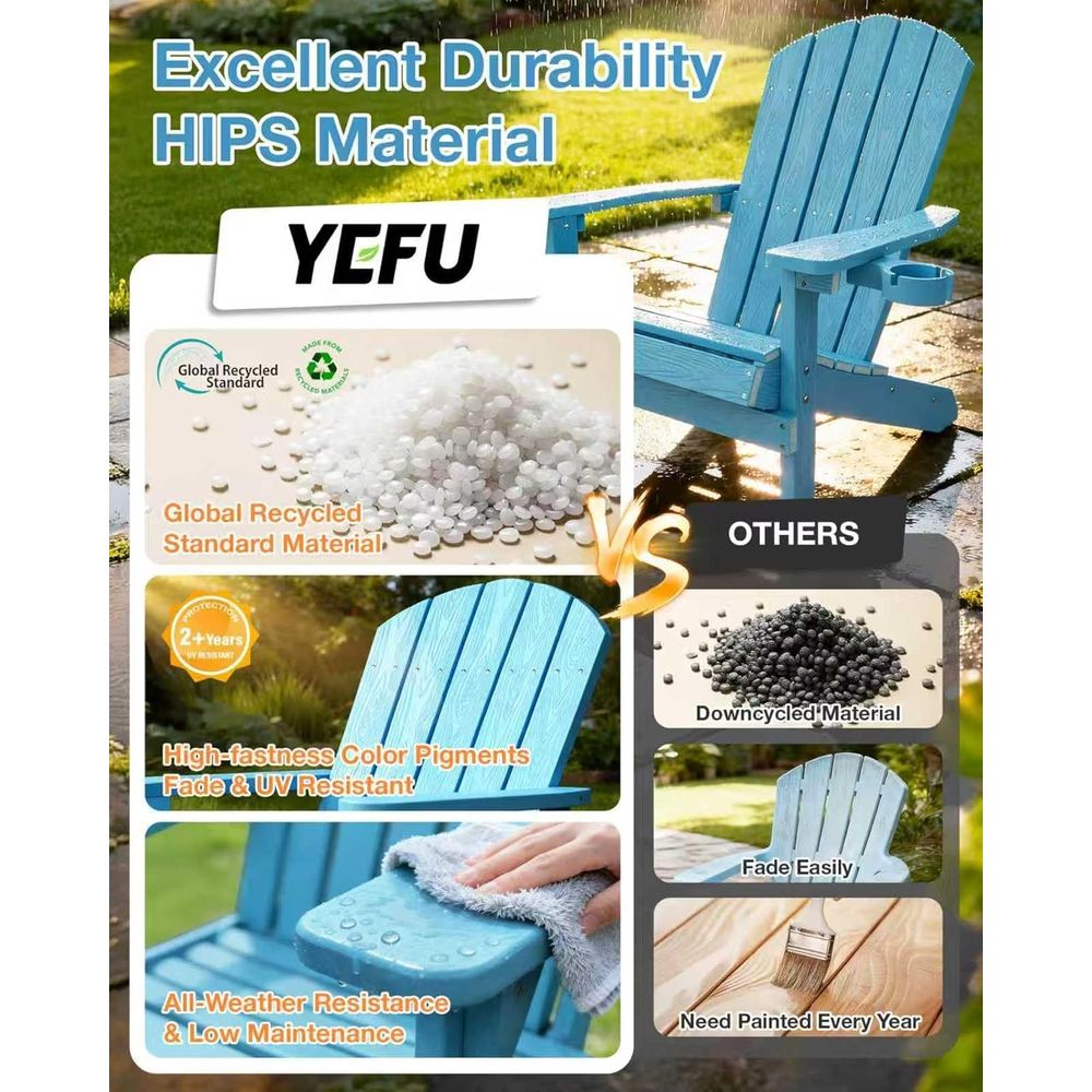 Adirondack-Stuhl mit Getränkeh – Adirondack Chair Wood Bewertung und Preis
