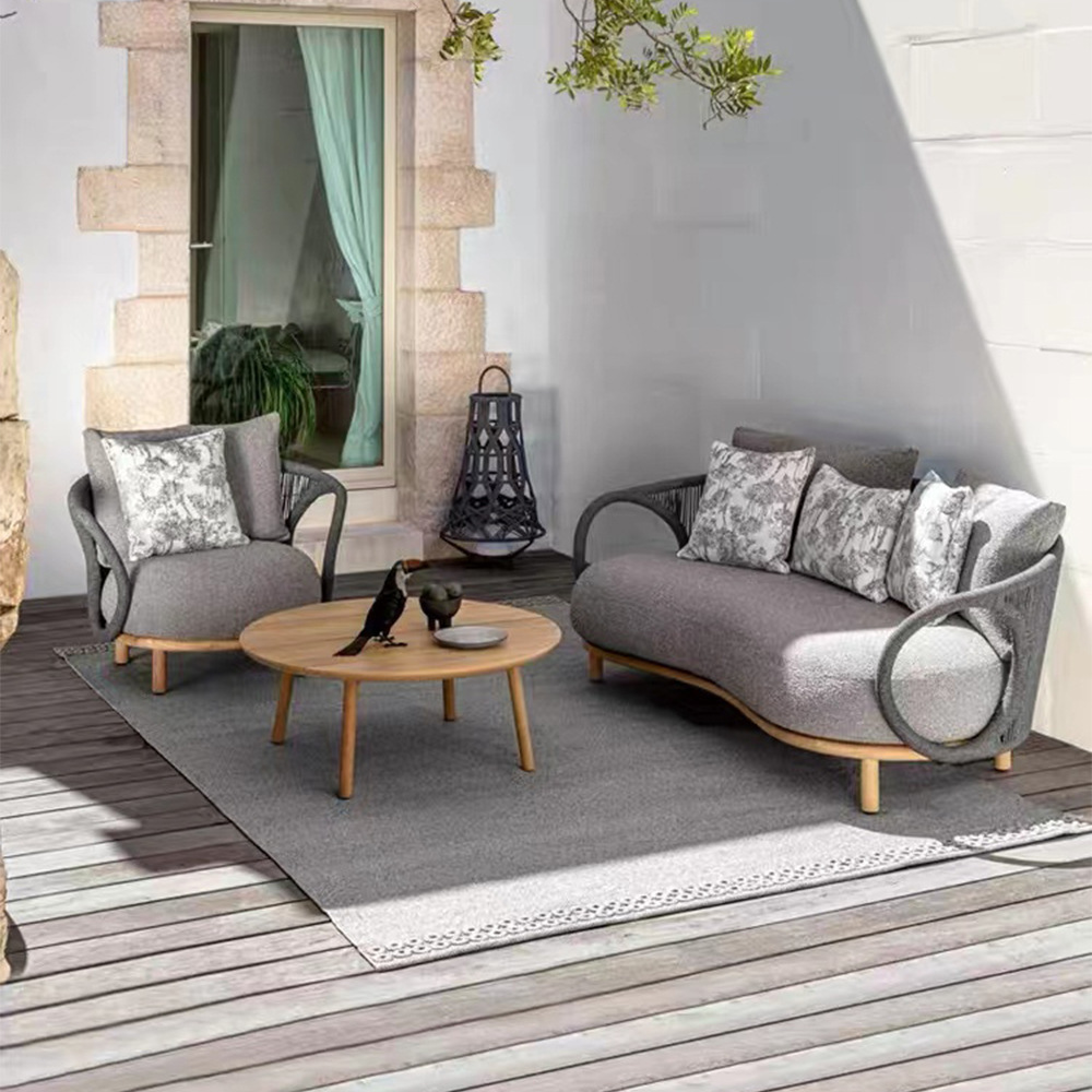 Outdoor-Rattan-Sofa aus Teakho – Outdoor Furniture Teak Wood Bewertung und Preis