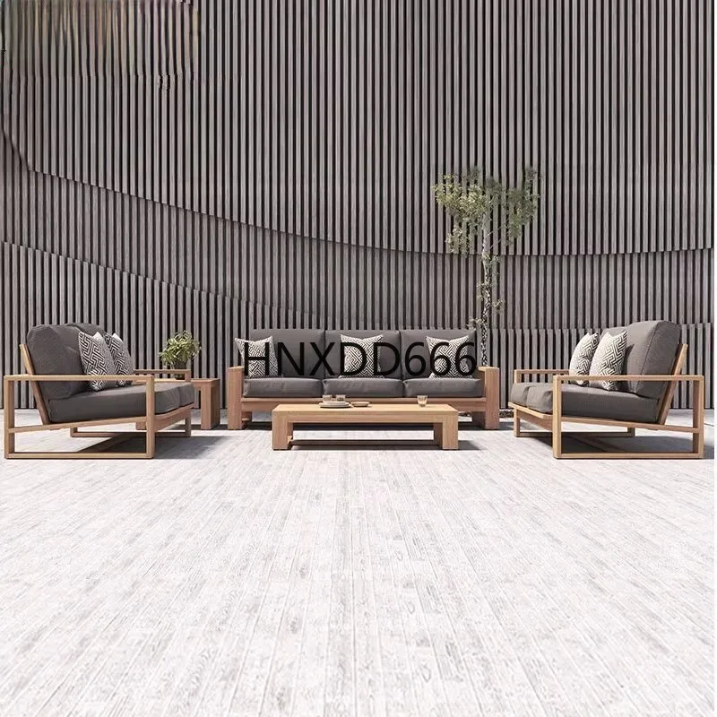 Outdoor-Sofa für Hotels, Einze – Outdoor Furniture Teak Wood Bewertung und Preis