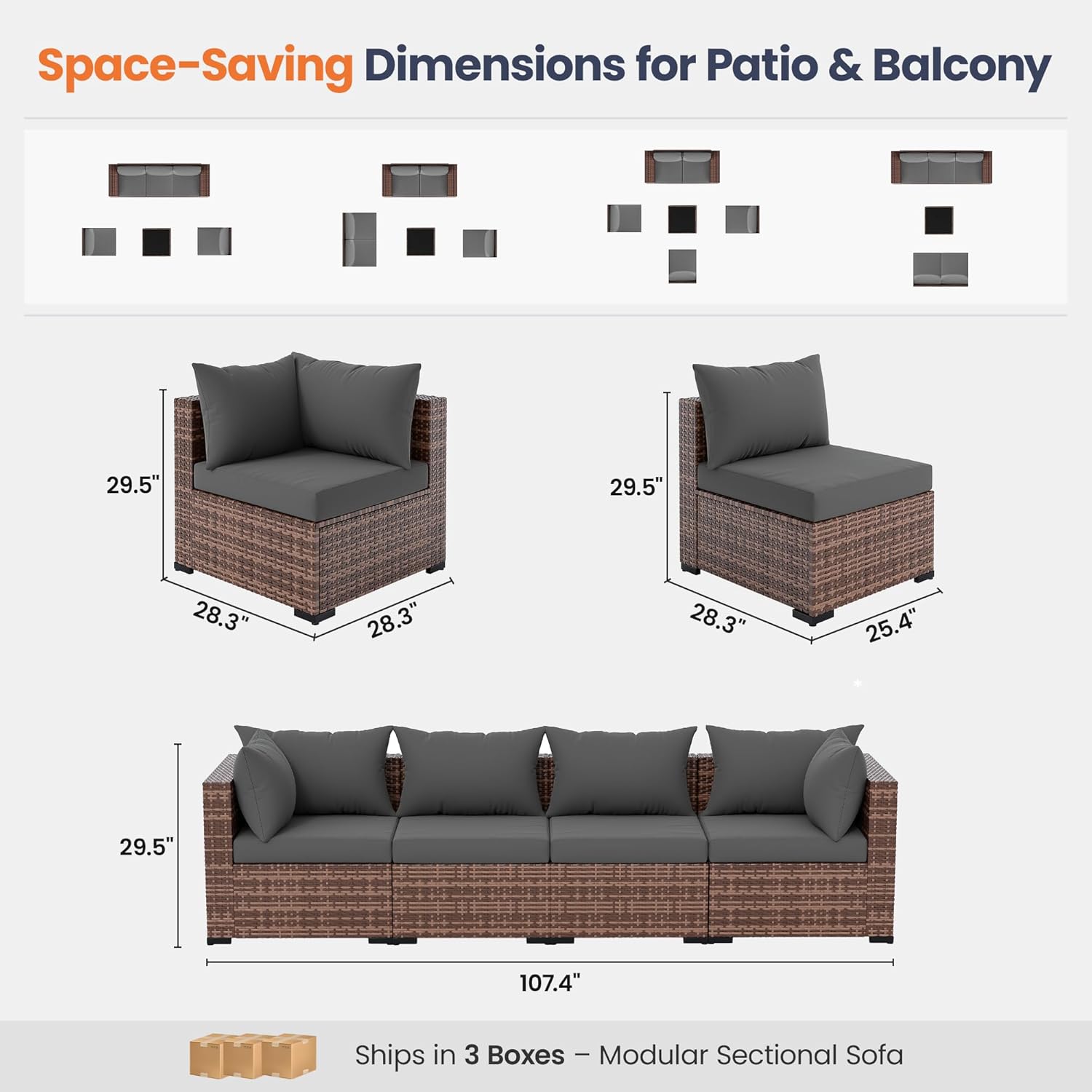5-teiliges Outdoor-Sofa-Set mi – Outdoor Furniture With Fire Pit Table Bewertung und Preis