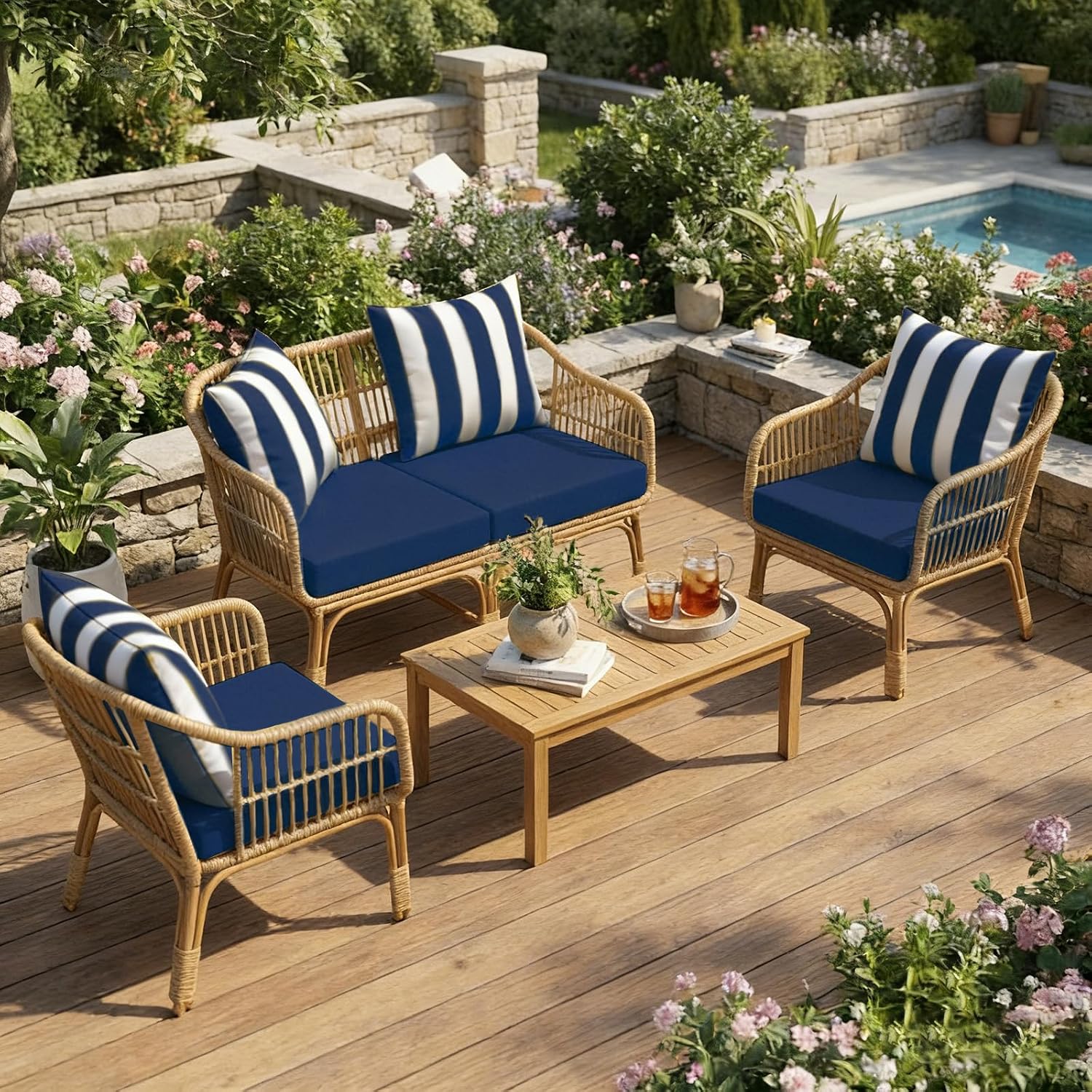 Outdoor-Stuhlkissen für Garten – Outdoor Furniture Cushions 24 X 24 Bewertung und Preis