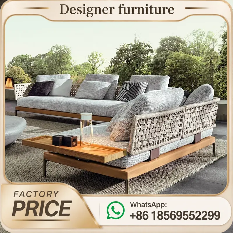 Outdoor-Sofa-Set aus geflochte – Outdoor Furniture Teak Wood Bewertung und Preis