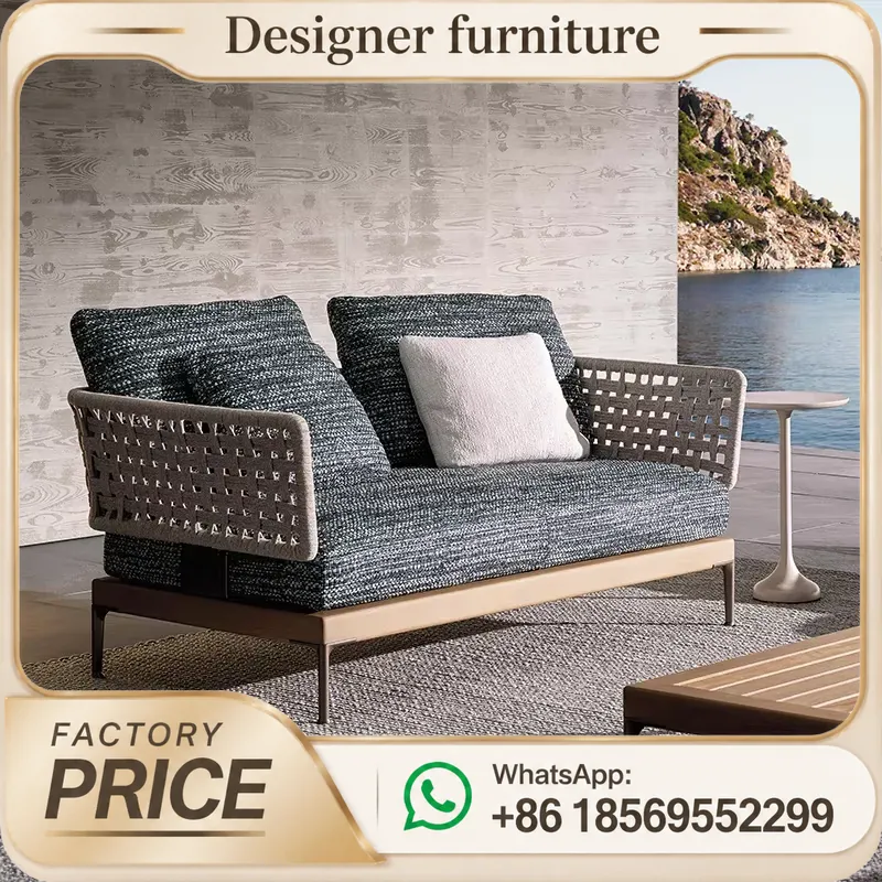 Outdoor-Sofa-Set aus geflochte – Outdoor Furniture Teak Wood Bewertung und Preis
