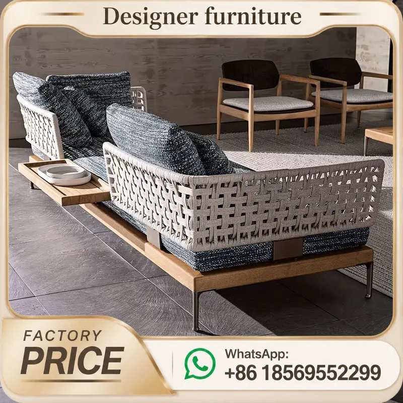 Outdoor-Sofa-Set aus geflochte – Outdoor Furniture Teak Wood Bewertung und Preis