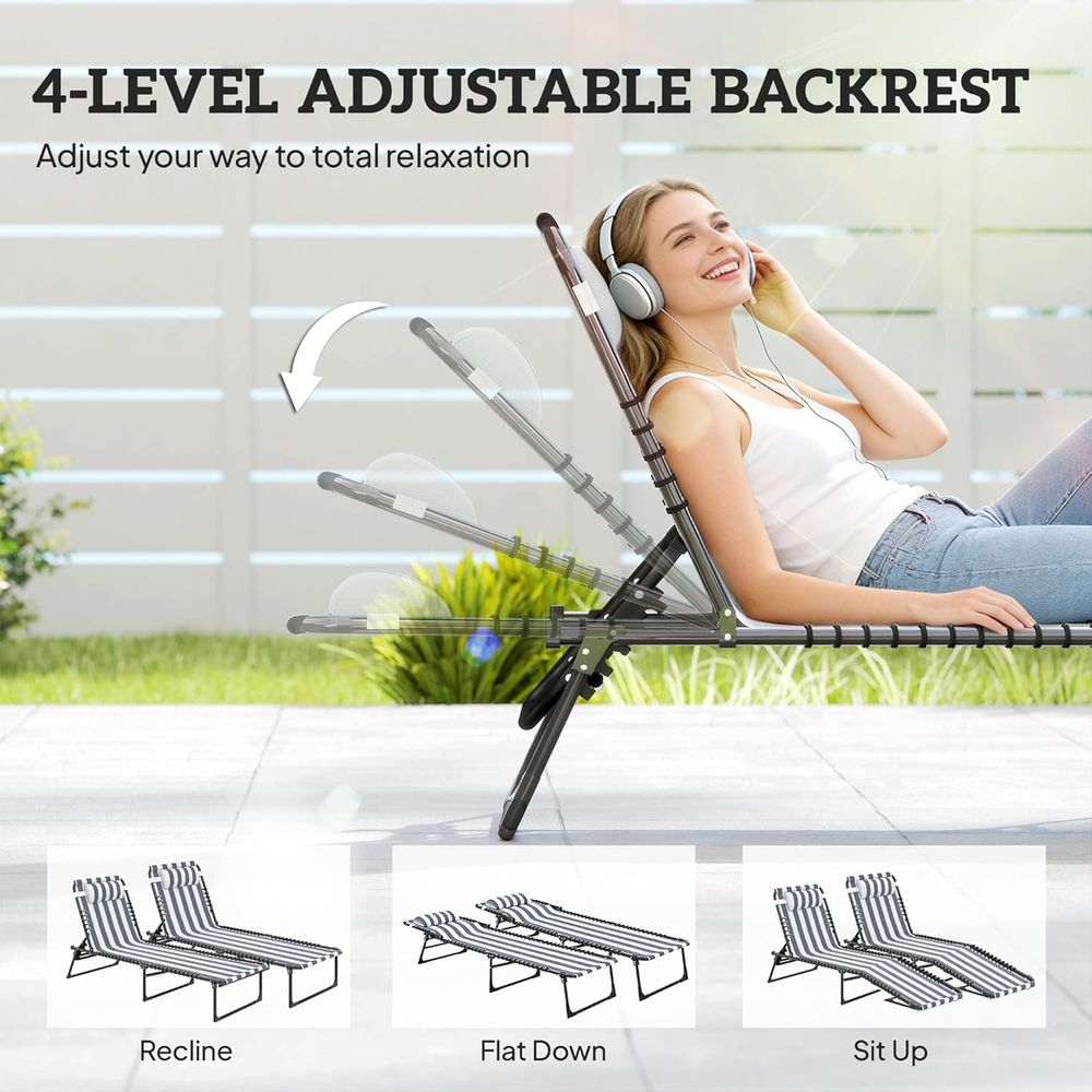 Faltbarer Chaise-Lounge-Stuhl  – Outdoor Furniture Ofo Bewertung und Preis