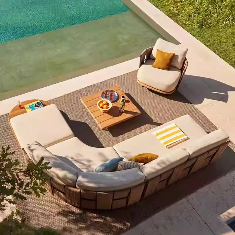 Nordisches Outdoor-Rattansofa  – Outdoor Furniture Designer Bewertung und Preis