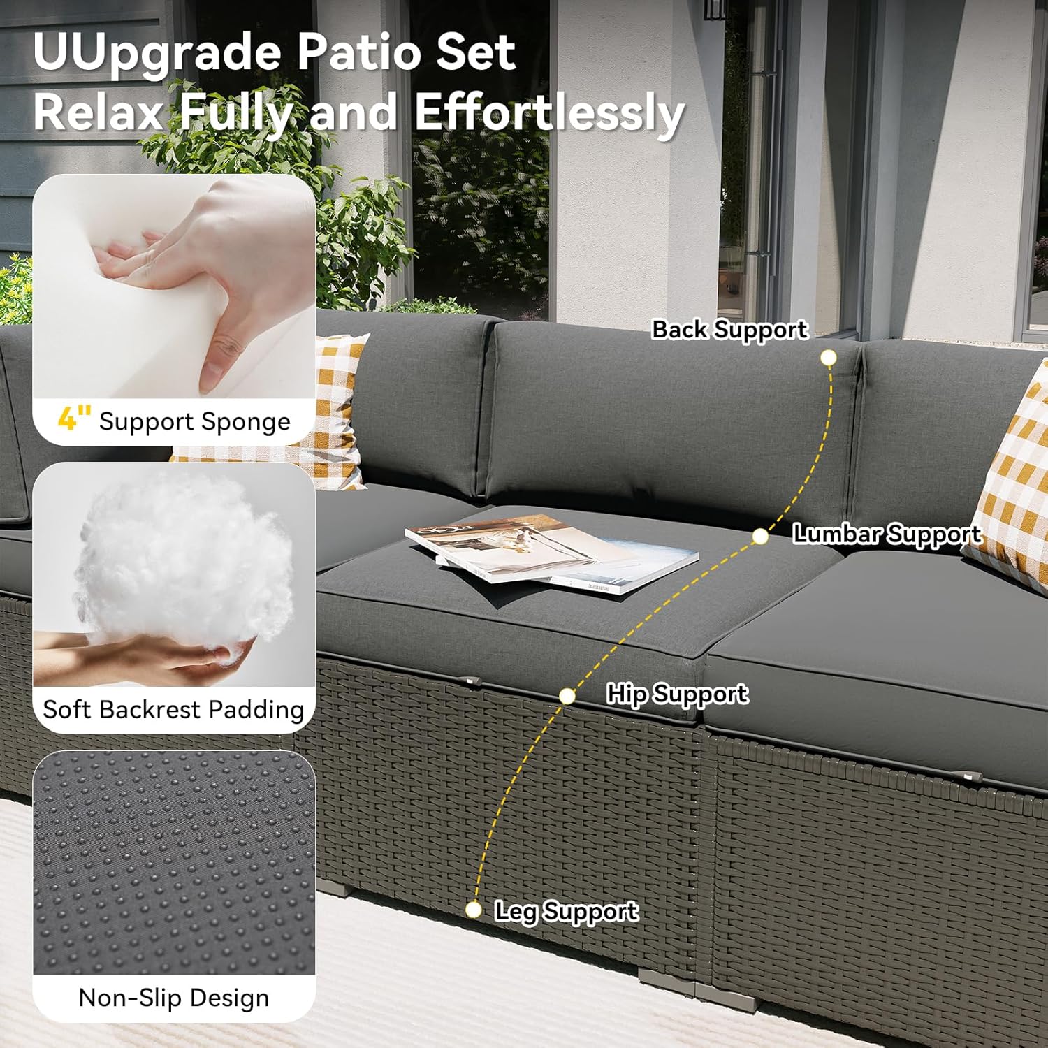 Terrassenmöbel-Set mit Feuerti – Outdoor Furniture With Fire Pit Table Bewertung und Preis
