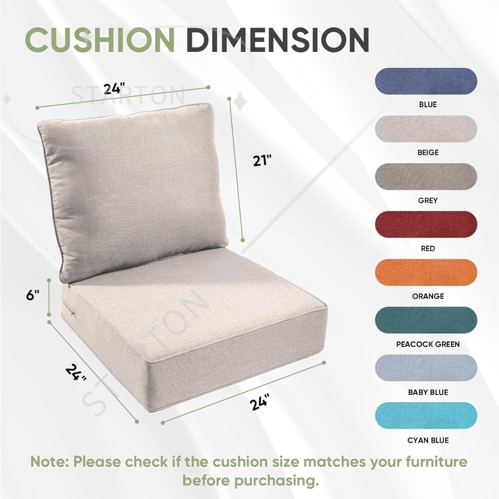 Stuhlkissen für den Außenberei – Outdoor Furniture Cushions 24 X 24 Bewertung und Preis