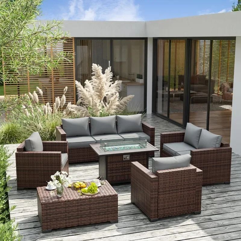 Ein Möbelset mit Feuerstellent – Outdoor Furniture With Fire Pit Table Bewertung und Preis
