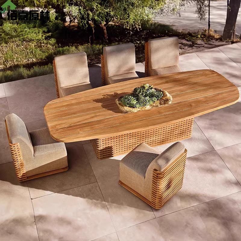 Outdoor-Sofa aus Teakholz im F – Outdoor Furniture Teak Wood Bewertung und Preis