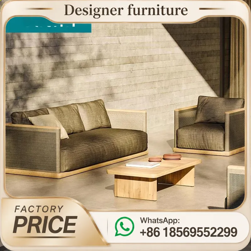 Outdoor-Sofa-Set aus geflochte – Outdoor Furniture Teak Wood Bewertung und Preis