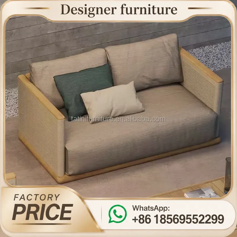 Outdoor-Sofa-Set aus geflochte – Outdoor Furniture Teak Wood Bewertung und Preis