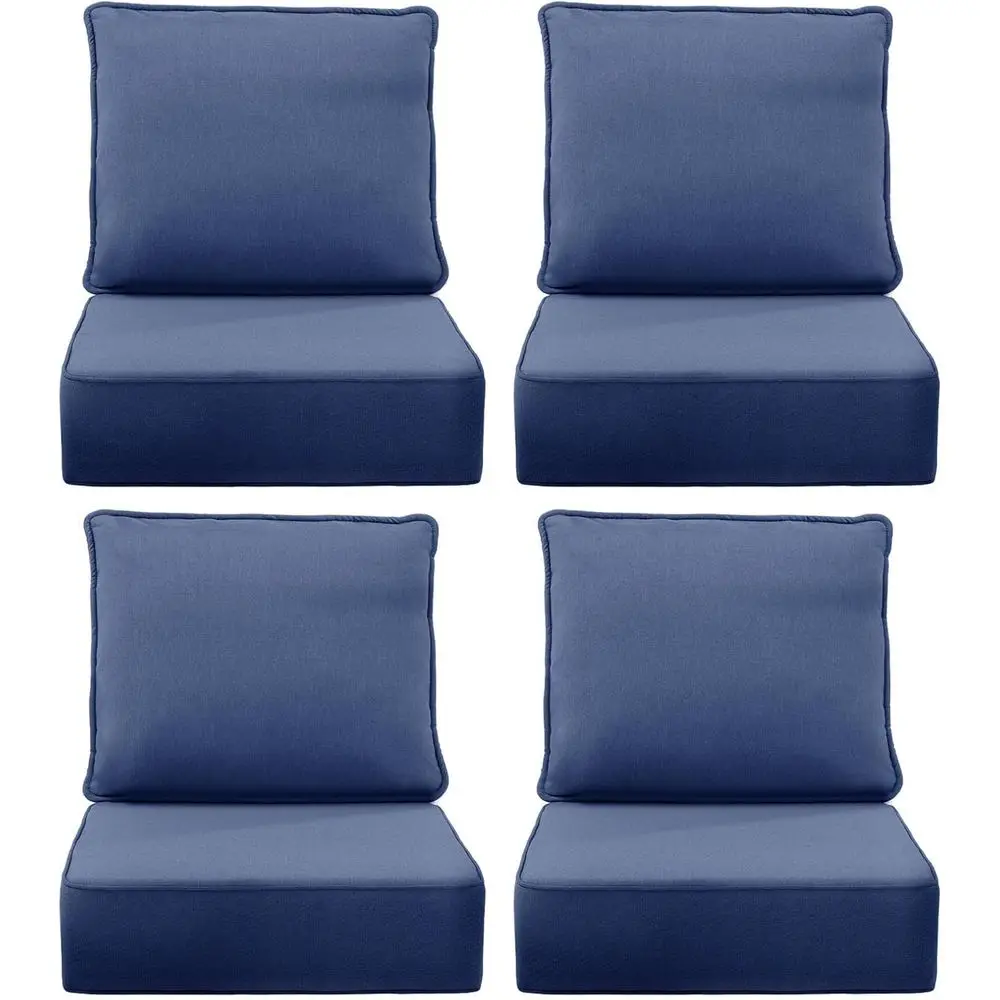 6 dicke Outdoor-Stuhlkissen, 2 – Outdoor Furniture Cushions 24 X 24 Bewertung und Preis