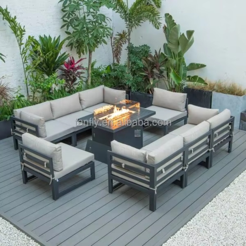 Villa Hotel Outdoor-Möbelset M – Outdoor Furniture With Fire Pit Table Bewertung und Preis