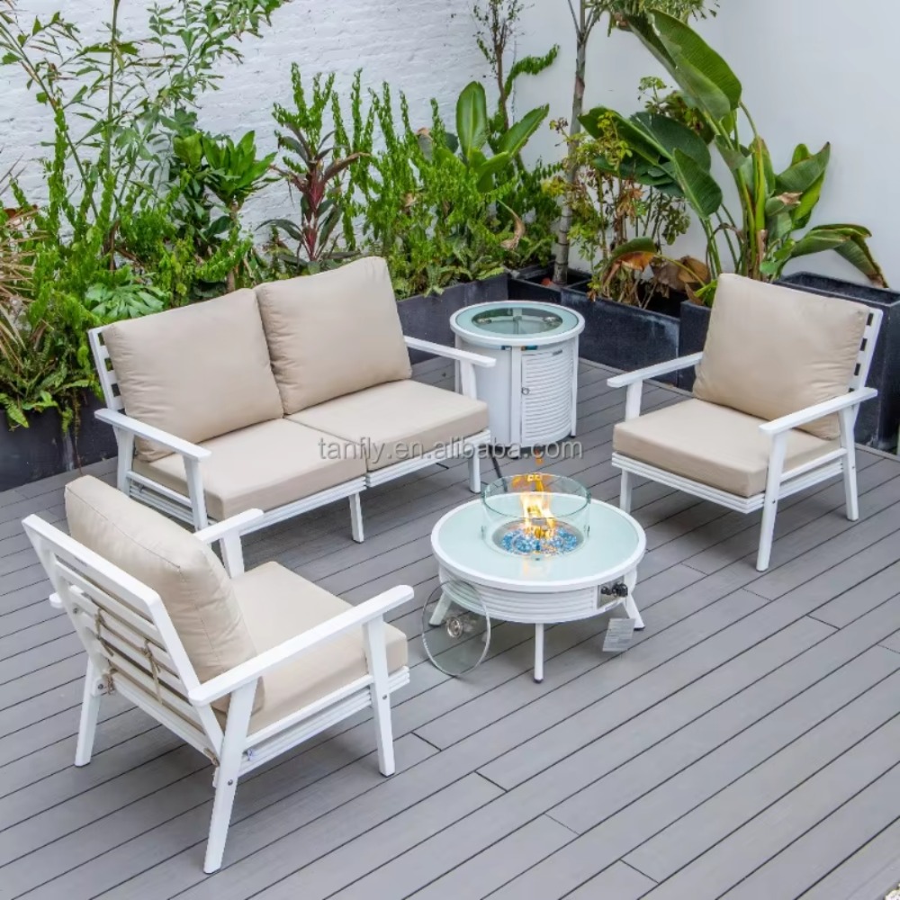 Villa Hotel Outdoor-Möbelset M – Outdoor Furniture With Fire Pit Table Bewertung und Preis