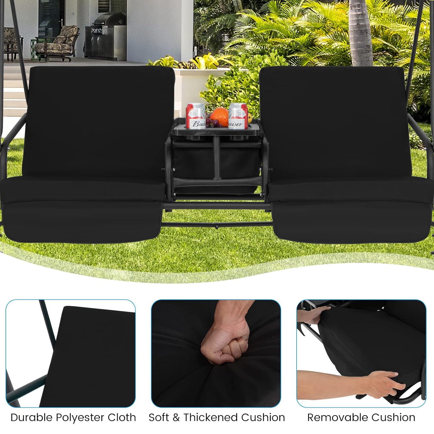 o*-2-Personen-Verandaschaukel, – Outdoor Furniture Ofo Bewertung und Preis