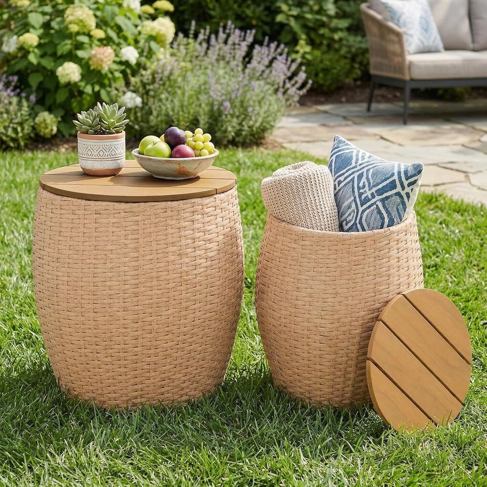 Beistelltisch-Set, 2 Stück, ru – Outdoor Furniture Ofo Bewertung und Preis