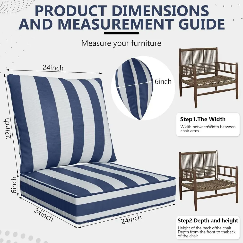 24 x 24 x 6 Outdoor-Sitzkissen – Outdoor Furniture Cushions 24 X 24 Bewertung und Preis