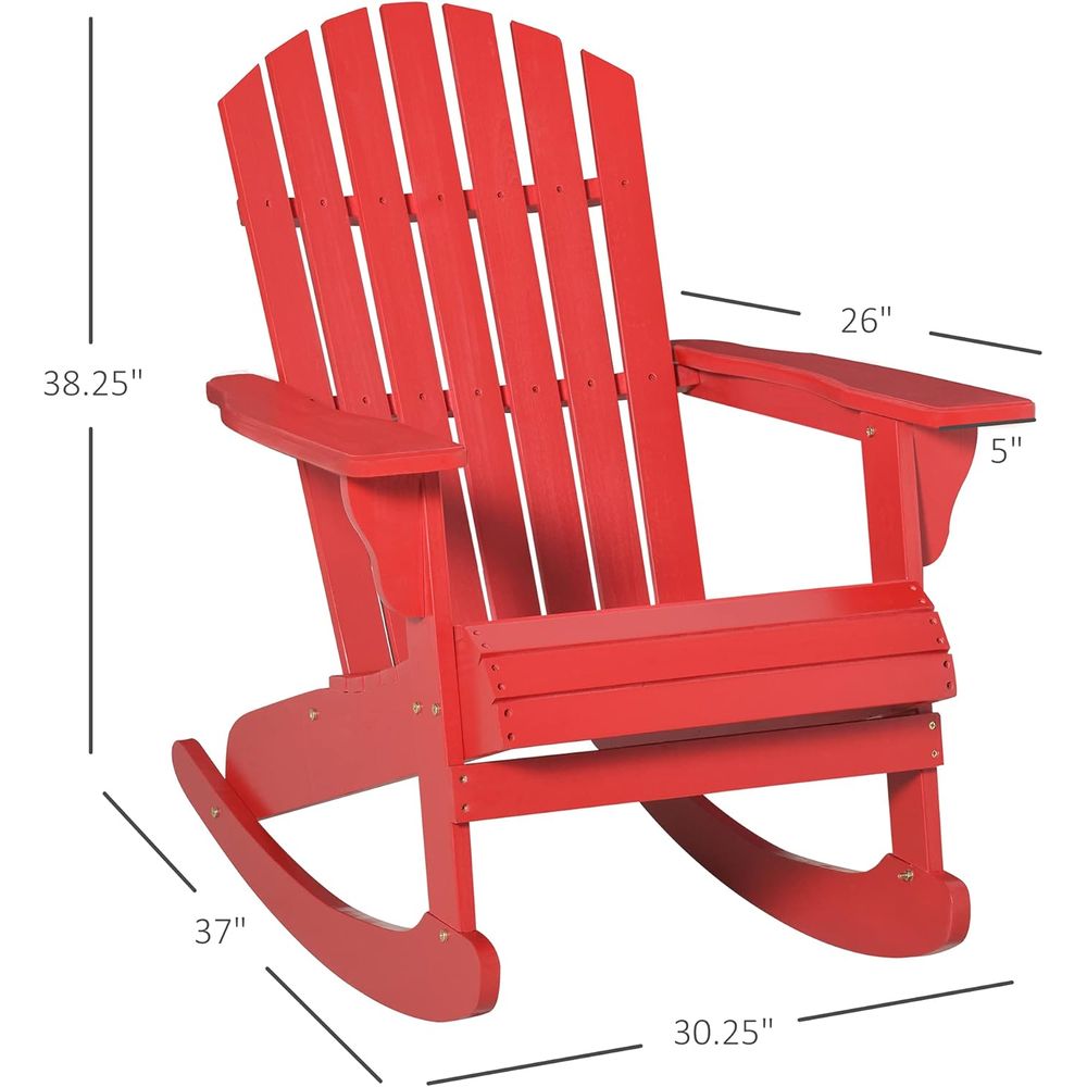 Holz-Adirondack-Schaukelstuhl  – Adirondack Chair Wood Bewertung und Preis