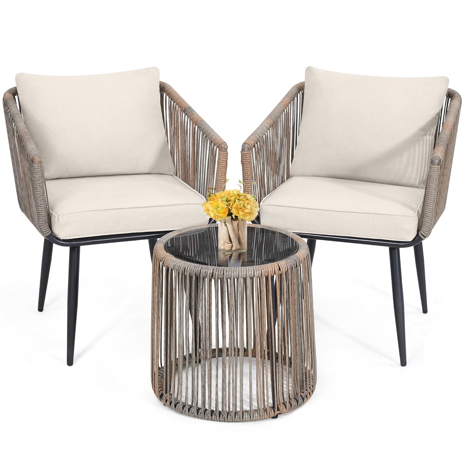 o*-4-teiliges Patio-Bistro-Gar – Outdoor Furniture Ofo Bewertung und Preis