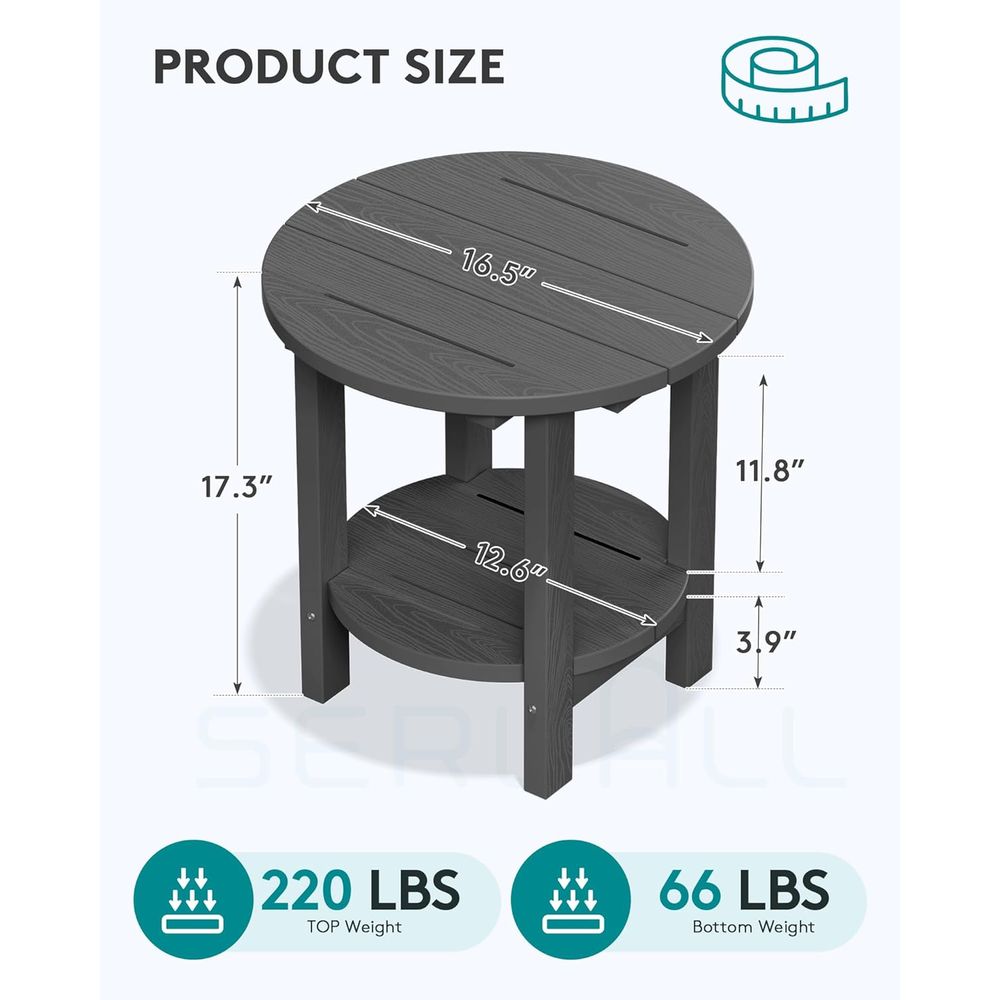 Rundes Outdoor-Beistelltisch-S – Outdoor Furniture Ofo Bewertung und Preis