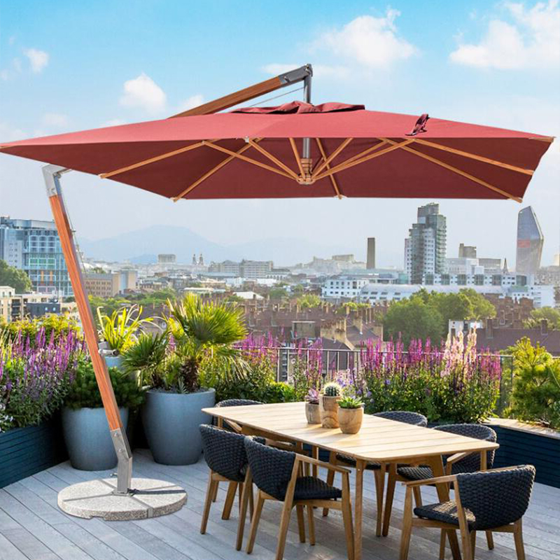 Hängender Freiarm-Sonnenschirm – Outdoor Furniture Supplier Bewertung und Preis