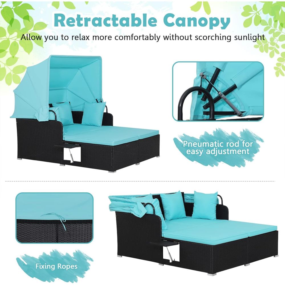 Outdoor-Tagesbett, 2-Personen- – Outdoor Furniture Ofo Bewertung und Preis